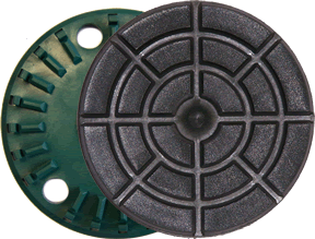 4-3/8" Dry Resin Polishing Disc with Snaplock